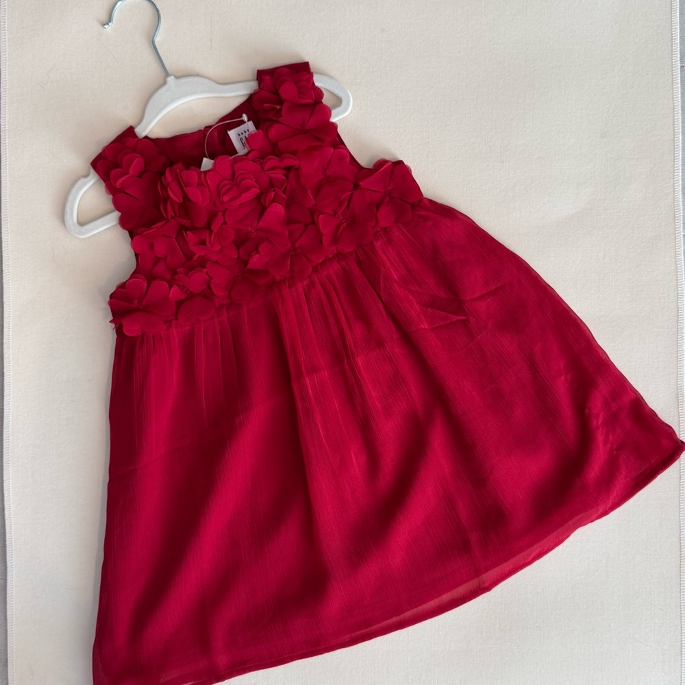 NWT GAP Red Dress — 3T